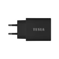 TESLA Power Charger T100 - 20 W PD 3.0/PPS Fast Charger (Black)