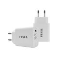 TESLA Power Charger T100 - 20 W PD 3.0/PPS Fast Charger (White)