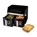 TESLA AirCook DualZone Q787 XXL Deluxe - Multifunctional Dual-Zone Digital Air Fryer
