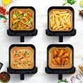 TESLA AirCook DualHeat QD65 XXL - Multifunctional Dual-Mode Digital Hot-Air Fryer