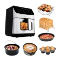 TESLA AirCook DualHeat QD65 XXL - Multifunctional Dual-Mode Digital Hot-Air Fryer