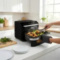 TESLA AirCook DualHeat QD575 XXL - Multifunctional Dual-Mode Digital Hot-Air Fryer