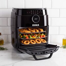 TESLA AirCook & Grill QG800 WiFi - Multifunctional Digital Air Fryer