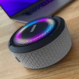 TESLA Sound BS60 - Water-Resistant Wireless Bluetooth Speaker (Gray)