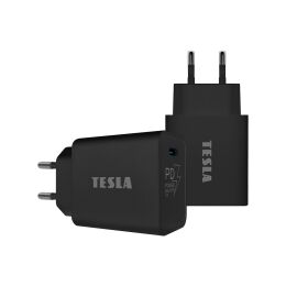 TESLA Power Charger T100 - 20 W PD 3.0/PPS Fast Charger (Black)