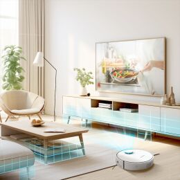 TESLA RoboStar iQ550 - Laser-Guided Robotic Vacuum Cleaner