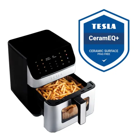 TESLA AirCook DualHeat QD65 XXL - Multifunctional Dual-Mode Digital Hot-Air Fryer