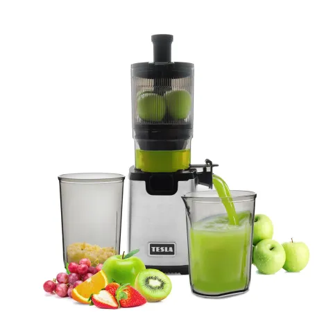 TESLA SlowJuicer SJ770 XXL Deluxe - Low-Speed Auger Juicer